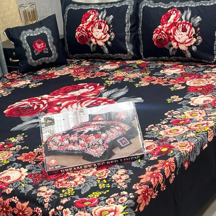 4PCS Bedsheet Set – Soft
