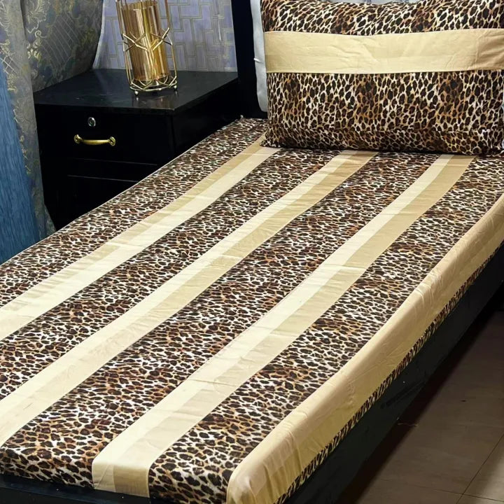 Embroidered Bedsheet King Size Patch Work/ 3pcs King Size