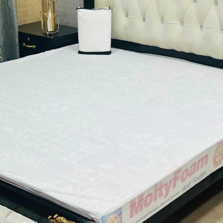 Waterproof Mattress Cover for Double Bed Terry Cotton Fabric