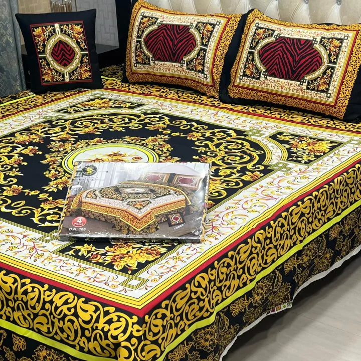 4PCS Bedsheet Set – Soft